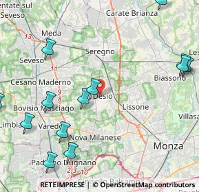 Mappa , 20832 Desio MB, Italia (5.77571)