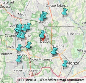 Mappa , 20832 Desio MB, Italia (3.94263)