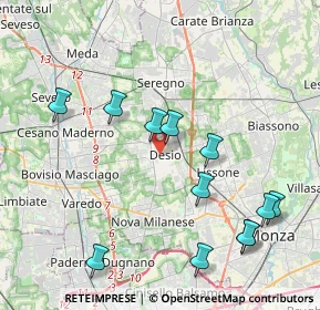 Mappa , 20832 Desio MB, Italia (4.3925)