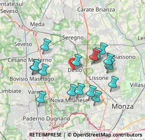 Mappa , 20832 Desio MB, Italia (3.47063)