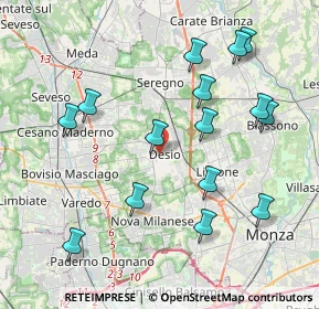 Mappa , 20832 Desio MB, Italia (4.24133)