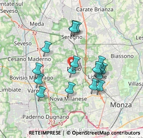 Mappa , 20832 Desio MB, Italia (3.16824)