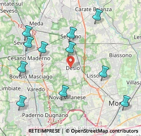 Mappa , 20832 Desio MB, Italia (4.71636)