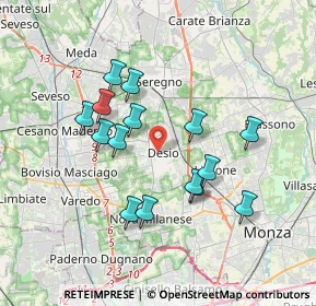 Mappa , 20832 Desio MB, Italia (3.24267)