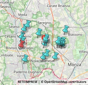 Mappa , 20832 Desio MB, Italia (2.99053)