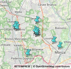 Mappa , 20832 Desio MB, Italia (3.01727)