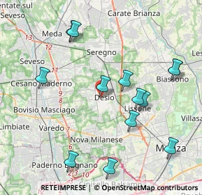 Mappa , 20832 Desio MB, Italia (4.33385)