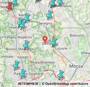 Mappa , 20832 Desio MB, Italia (6.4665)