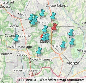 Mappa , 20832 Desio MB, Italia (3.185)