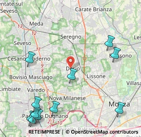 Mappa , 20832 Desio MB, Italia (5.87727)