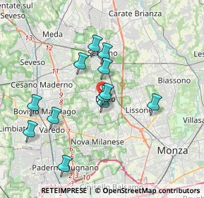 Mappa , 20832 Desio MB, Italia (3.28083)
