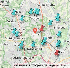 Mappa , 20832 Desio MB, Italia (4.486)