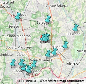 Mappa , 20832 Desio MB, Italia (4.36467)
