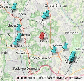 Mappa , 20832 Desio MB, Italia (5.03933)
