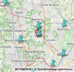 Mappa , 20832 Desio MB, Italia (4.82091)