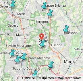 Mappa , 20832 Desio MB, Italia (5.81636)