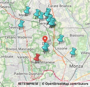 Mappa , 20832 Desio MB, Italia (3.58875)
