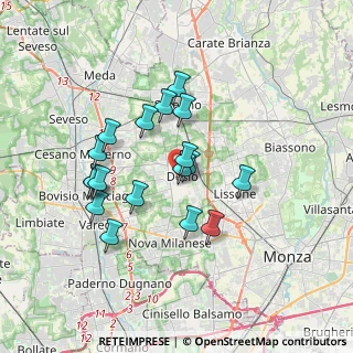 Mappa , 20832 Desio MB, Italia (3.08278)