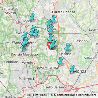 Mappa , 20832 Desio MB, Italia (3.47647)