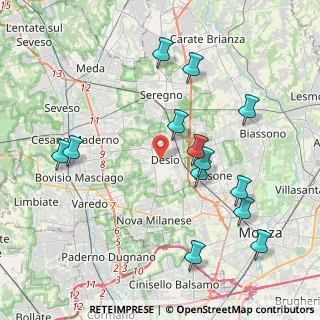 Mappa , 20832 Desio MB, Italia (4.31077)