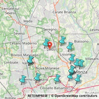 Mappa , 20832 Desio MB, Italia (5.152)