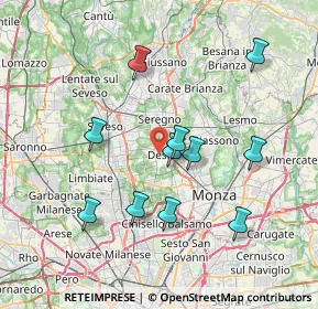 Mappa , 20832 Desio MB, Italia (7.09545)