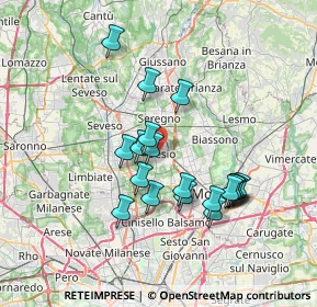 Mappa , 20832 Desio MB, Italia (6.5065)