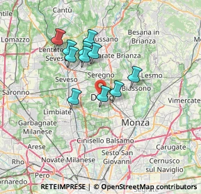 Mappa , 20832 Desio MB, Italia (5.60727)