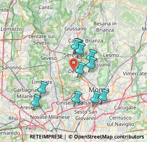 Mappa , 20832 Desio MB, Italia (5.85727)