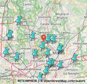 Mappa , 20832 Desio MB, Italia (9.2765)