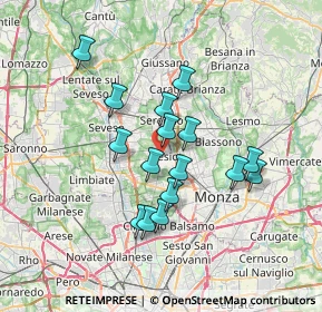 Mappa , 20832 Desio MB, Italia (5.92063)