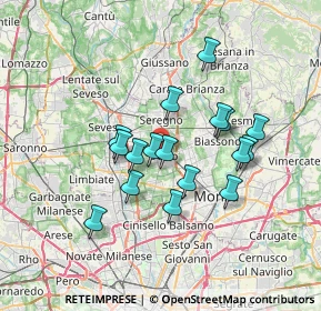 Mappa , 20832 Desio MB, Italia (5.83471)