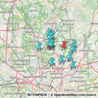 Mappa , 20832 Desio MB, Italia (4.81643)