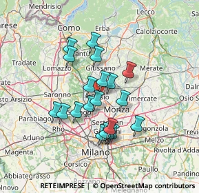 Mappa , 20832 Desio MB, Italia (11.2035)