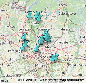 Mappa , 20832 Desio MB, Italia (10.50333)