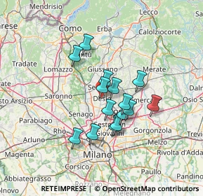 Mappa , 20832 Desio MB, Italia (10.20467)