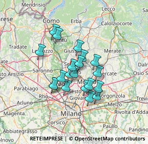 Mappa , 20832 Desio MB, Italia (9.984)