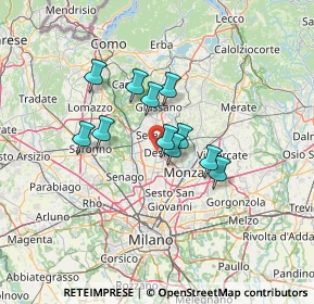 Mappa , 20832 Desio MB, Italia (9.59818)