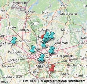 Mappa , 20832 Desio MB, Italia (10.49667)