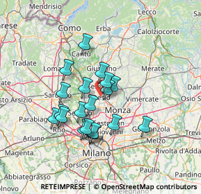 Mappa , 20832 Desio MB, Italia (11.23421)