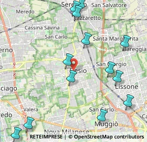 Mappa , 20832 Desio MB, Italia (2.81667)