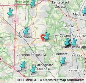 Mappa Via Sandro Pertini, 20033 Solaro MI, Italia (6.22111)