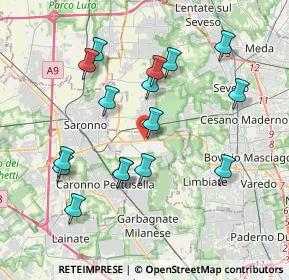 Mappa Via Sandro Pertini, 20033 Solaro MI, Italia (3.78125)