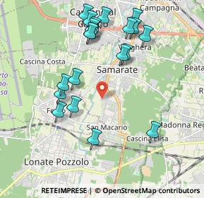 Mappa Via Gandhi, 21017 Samarate VA, Italia (2.108)