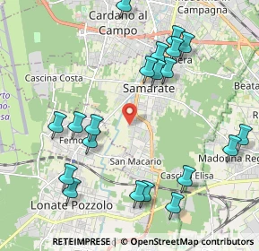 Mappa Via Gandhi, 21017 Samarate VA, Italia (2.3075)