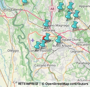 Mappa Via Gandhi, 21017 Samarate VA, Italia (8.19455)