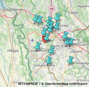 Mappa Via Gandhi, 21017 Samarate VA, Italia (5.78778)