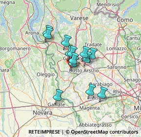 Mappa Via Gandhi, 21017 Samarate VA, Italia (9.34692)
