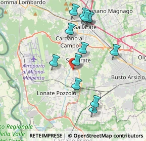 Mappa Via Gandhi, 21017 Samarate VA, Italia (3.78538)