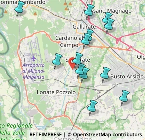 Mappa Via Gandhi, 21017 Samarate VA, Italia (3.88462)